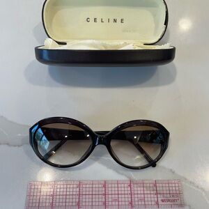 Celine Black Sunglasses Sleek Design